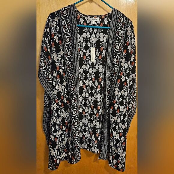 Max Studio Tops - Max Studio floral print open Kimono M NWT *